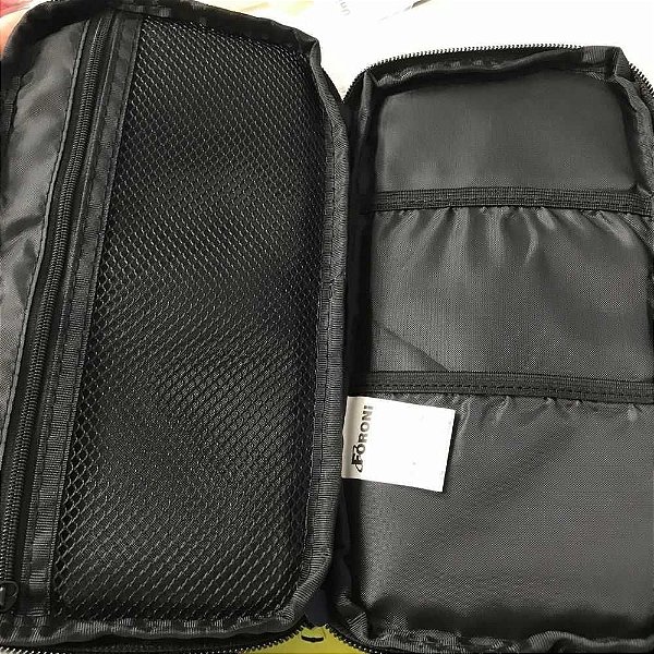 Estojo Office Class Organizador Preto - Foroni