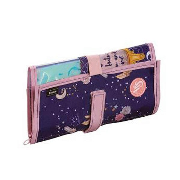 Estojo Simples Aps Teen Rolinho Azul - Foroni