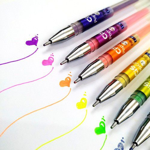 Caneta Esf 0.7mm Pop Gel Neon - Cis