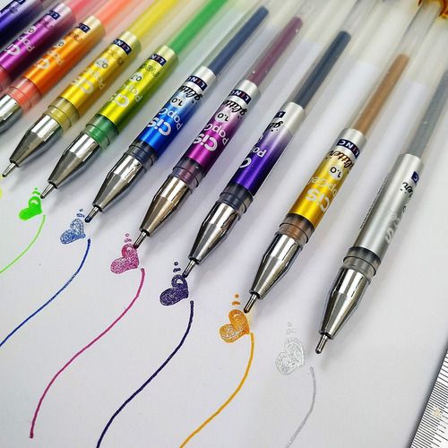 Caneta Esf 1.0mm Pop Gel Glitter - Cis
