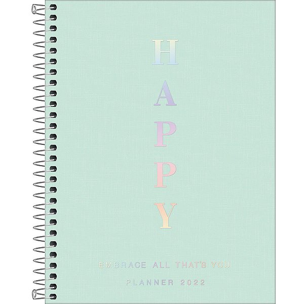 Agenda 2022 Esp M7 Planner Happy Verde - Tilibra