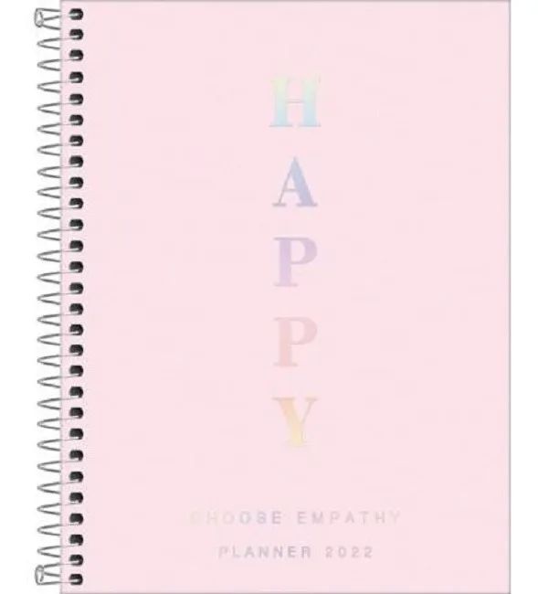 Agenda Esp M7 Planner Happy Rosa - Tilibra