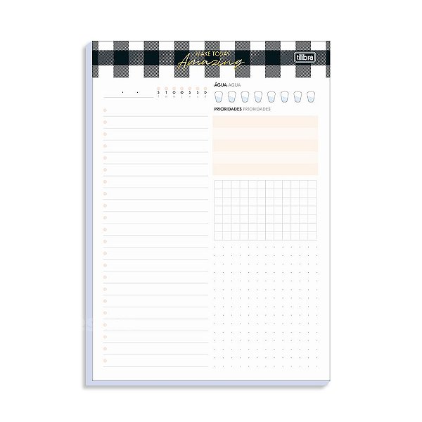 Bloco Planner Perm Diario West Village - Tilibra