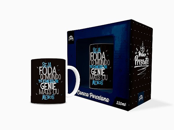 Caneca Porcelana 330ml Seja Foda - Sgift