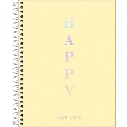 Caderno Esp Cpp Colleg 10m 160f Happy Am - Tilibra