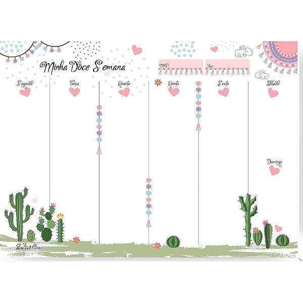 Planner Bloco 53f Permanente Sweet Care - Sd