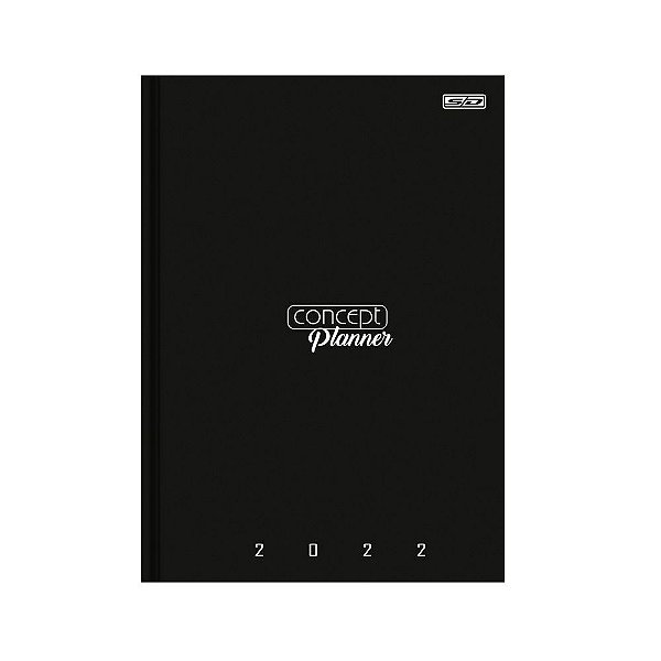 Planner Cost 72f Anual Concept Preto - Sd