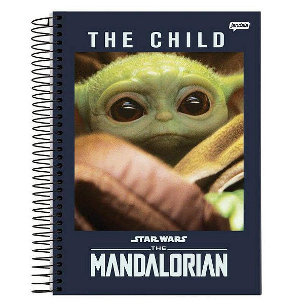 Caderno Esp Univ Cd 10m 160f Star Wars Yod-jandaia