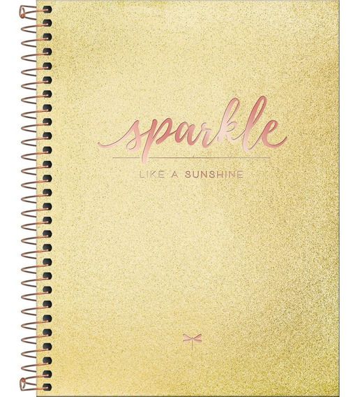 Caderno Esp Cd S/pauta 80f Fitto G Shine - Tilibra