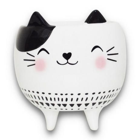 Cachepot Ceramica 10x12cm Gato - Bridiam