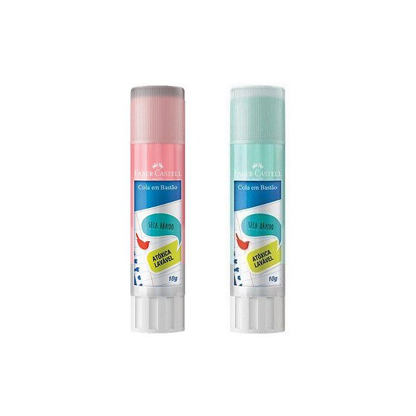 Cola Bastao 10g Colorida Rosa - Faber Castell