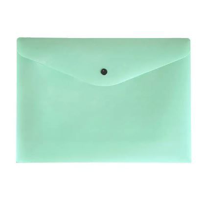 Envelope C/botao A4 Serena Pastel Verde - Dello