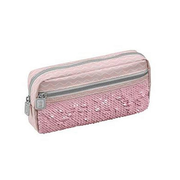 Estojo Simples G C/bolso Blush Rosa - Foroni