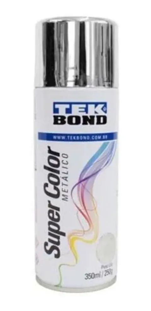 Tinta Spray 350ml Supercolor Metalic Croma-tekbond