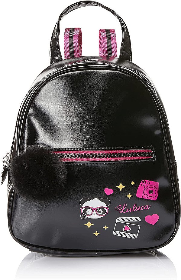 Mini Bolsa Costa Inf Feminina Luluca Preta - Semax