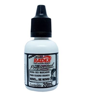 Tinta Quadro Branco 20ml Preto - Radex