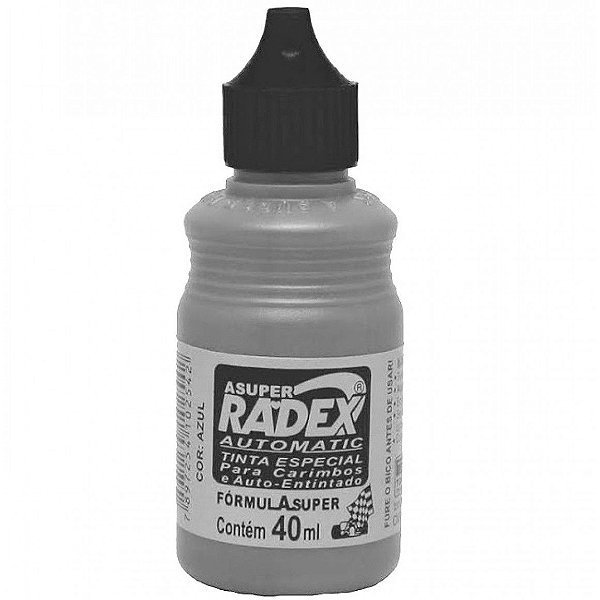 Tinta P/carimbo E Automatic 40ml Preto - Radex