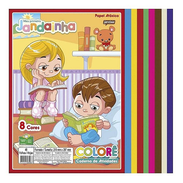 Bloco A4 48f Meu 1 Jandainha Colore - Jandaia