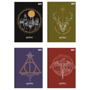 Caderno Broc Cf 1/4 40f Flex Harry Potter -jandaia