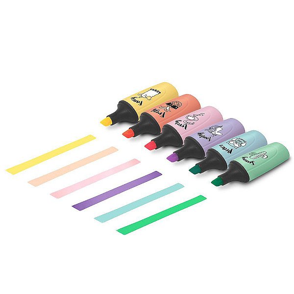 Marca Texto C/6 Mini Sortidos - Dmais