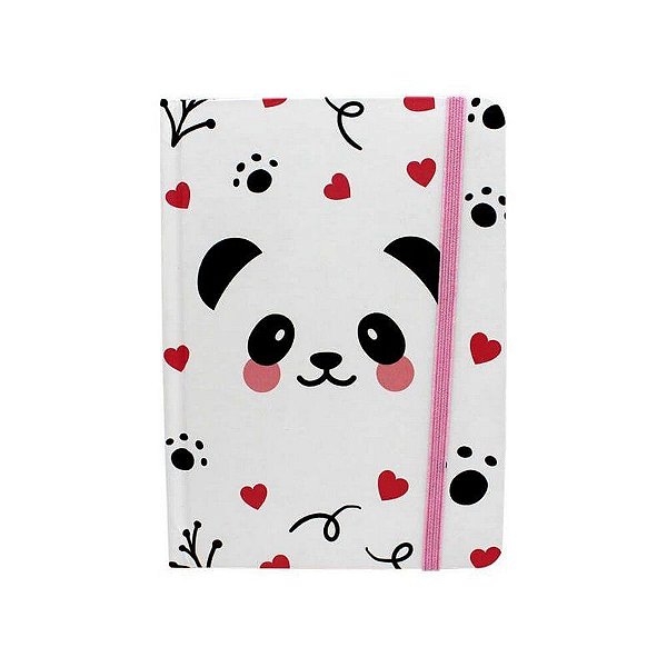 Caderno De Anotacoes 12,7x17,7cm Panda - Zona
