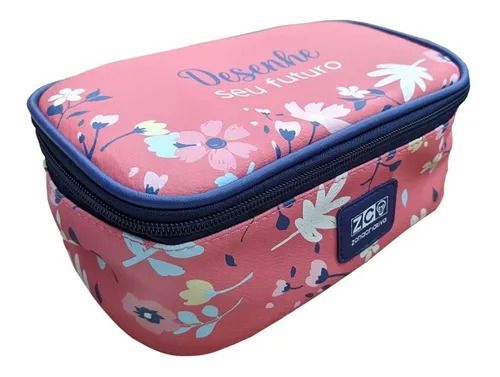 Estojo 100 Pens Floral - Zona