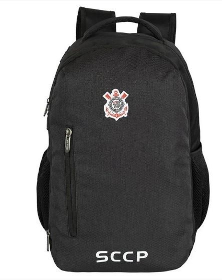 Mochila Esportiva Corinthians Sccp Preta -  Xeryus