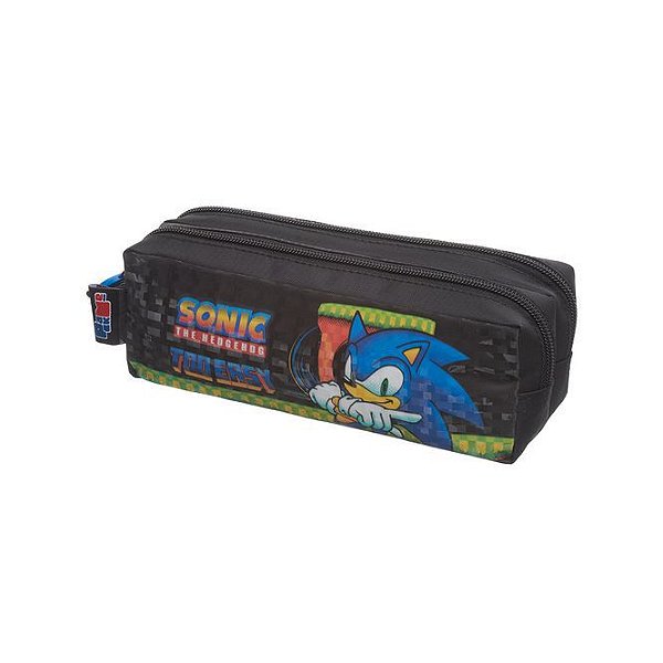 Estojo Duplo Sonic Geomaze - Pacific