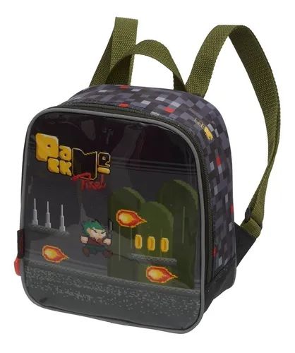 Lancheira S/aces Pack Me Pixel Preto - Pacific