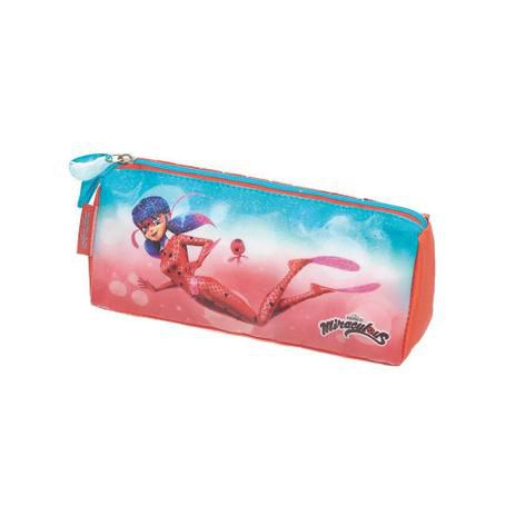 Estojo Simples Miraculous Acqua Vermelho - Pacific
