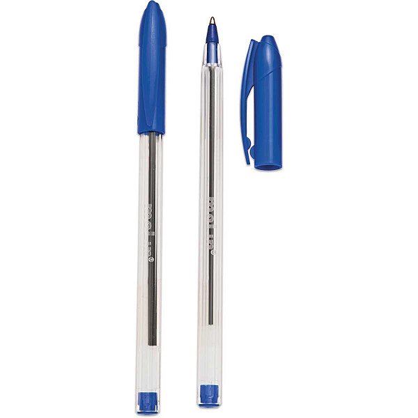 Caneta Esf 1,0mm Media Cor Azul - Molin