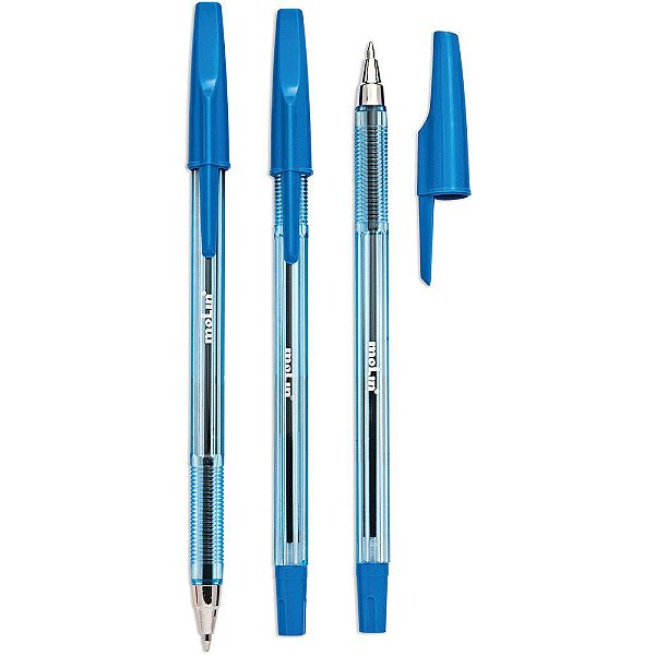 Caneta Esf 0,7mm Jet Black - Molin