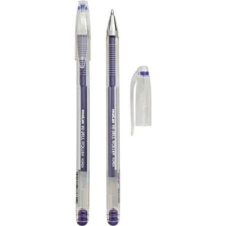 Caneta Gel 0,7mm Grip Neon Cinza - Molin
