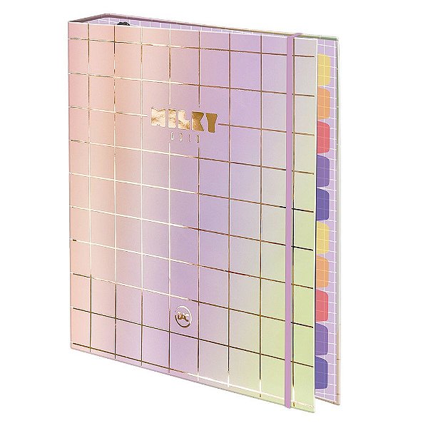Caderno Fichario Argolado Milky Gold - Dac