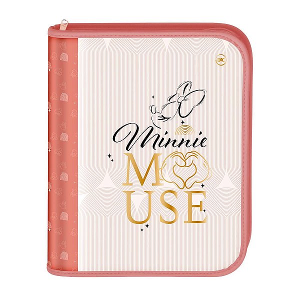 Caderno Fichario Argolado 48f Minnie - Dac