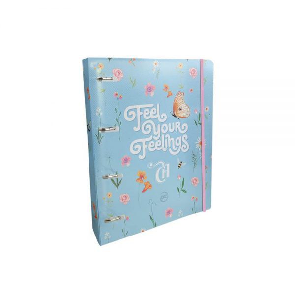 Caderno Fichario Argolado Pp Capricho - Dac