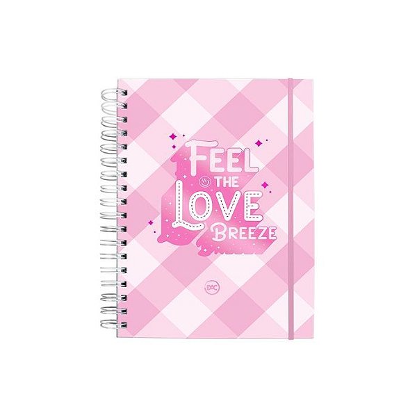 Caderno Smart Esp Cd Coleg 80f Breeze Rosa - Dac