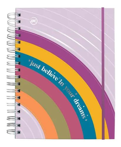 Caderno Esp Univ 10m 80f Smart Arco Iris - Dac