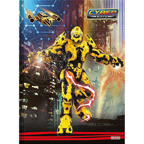 Caderno Broc Cd Cyber Boys - Sd
