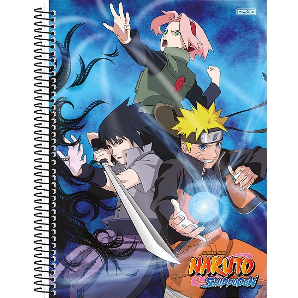 Caderno Esp Univ Cd 10m 160f Naruto - Sd