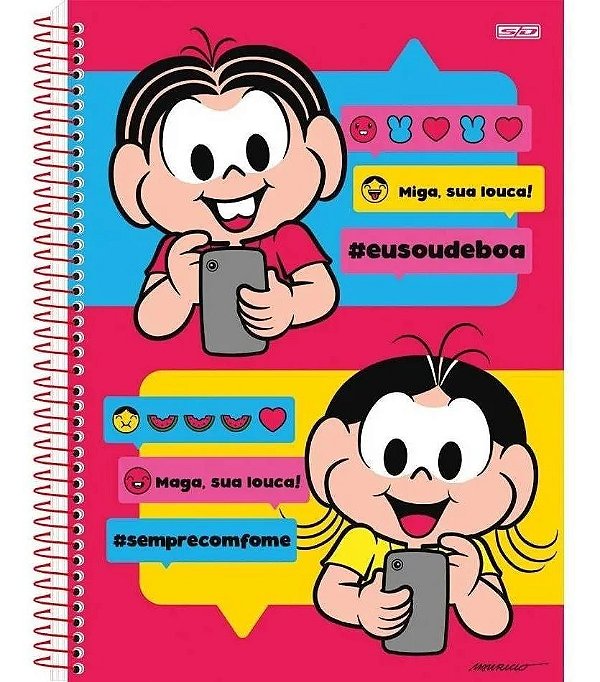 Caderno Esp Univ Cd 10m 160f Turma Da Monica - Sd