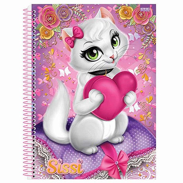 Caderno Esp Univ Cd 15m 240f Sissi - Sd