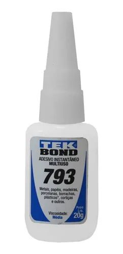 Adesivo Instantaneo 20g N/793 Visc Media - Tekbond