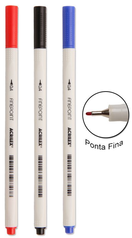 Caneta Fine Point Cor 501 - Acrilex
