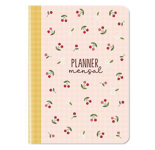 Planner Mensal Cereja - Cartoes Gigantes