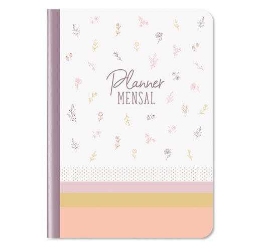 Planner Mensal Flor - Cartoes Gigantes