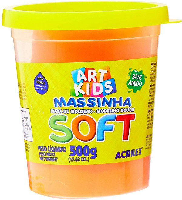 Massa De Modelar Soft 150g N/105 Laranja - Acrilex