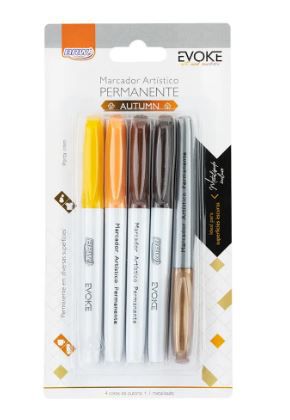 Marcador C/5 Artistico Permanente Autumn - Brw