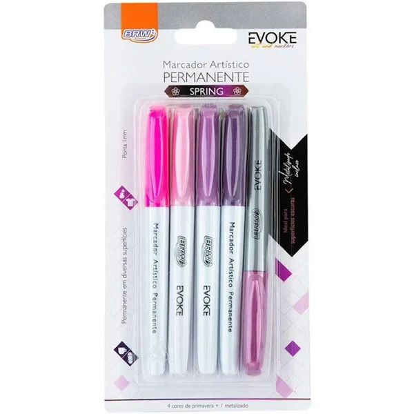 Marcador C/5 Artistico Permanente Spring - Brw