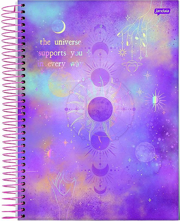 Caderno Esp Coleg Cd 01m 80f Mystic - Jandaia